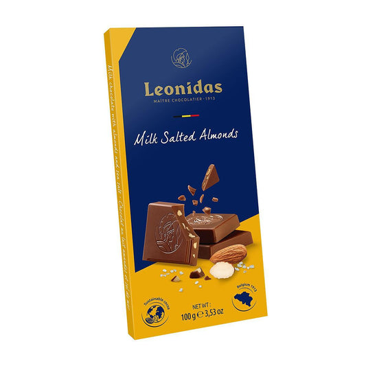 Bademi and Morska Sol Mlechen Chocolate Leonidas 30% 100 g