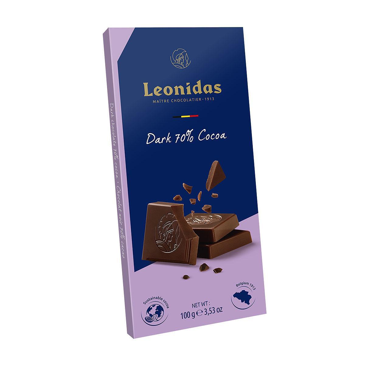 Dark Chocolate Leonidas 70% 100 g