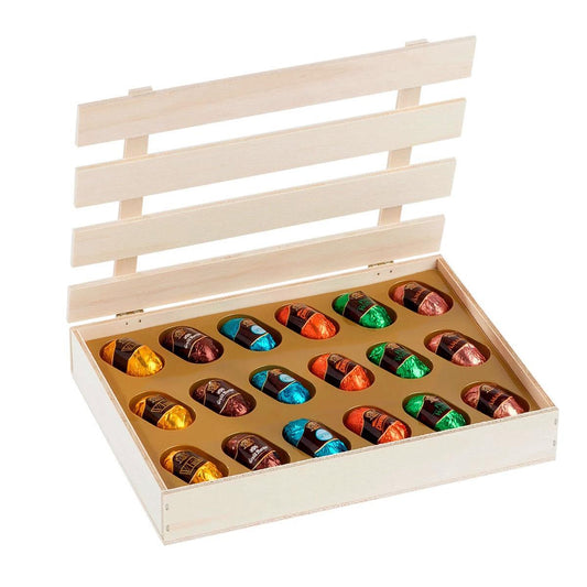 Liqueurs wooden box (18 pcs.)