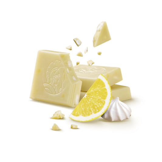 Шоколад с Целувка и Лимон (100гр.) - Бял