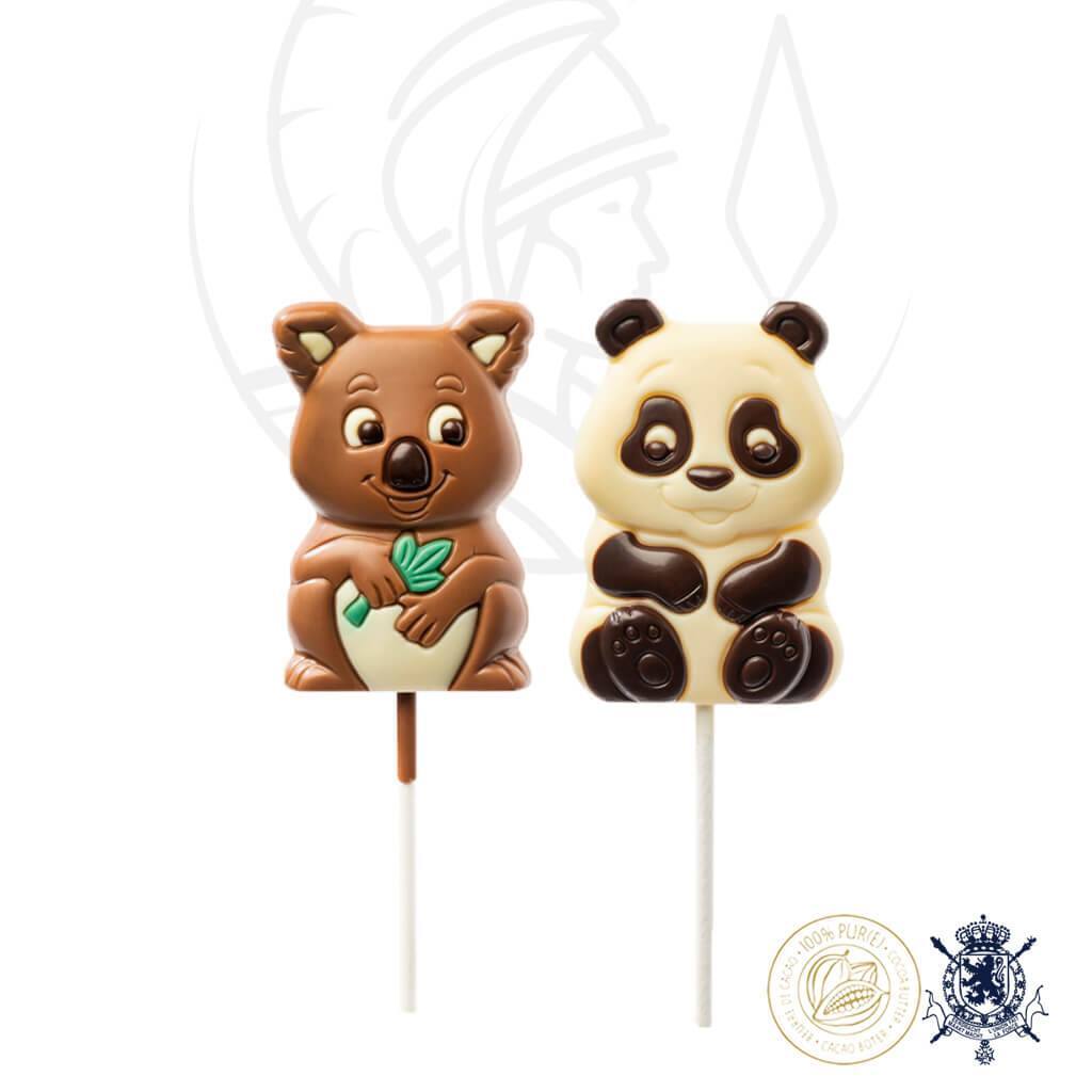 Chocolate Lollipop Leonidas - Bear - 35 years