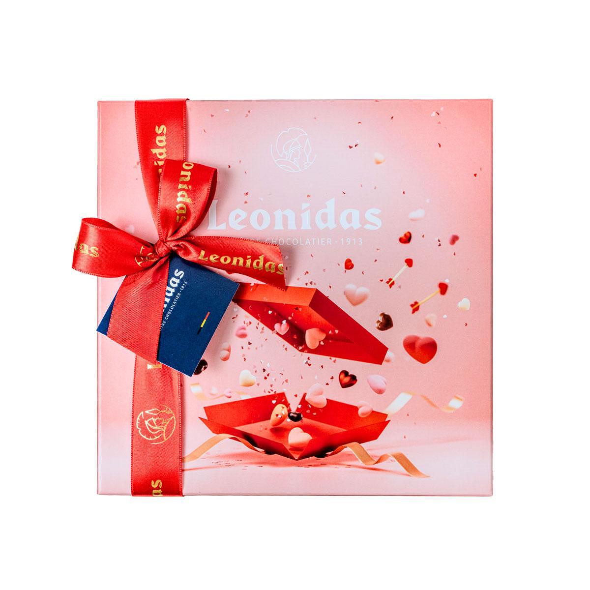 Box of Zanzibar Pink Leonidas Chocolate Candies (16 pcs.)