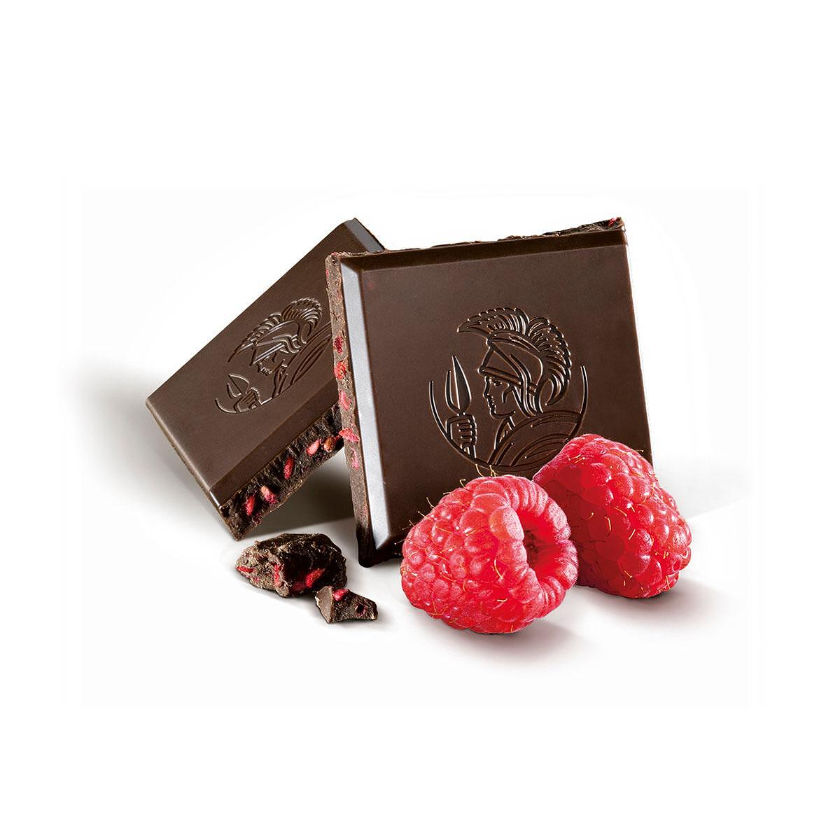 Raspberry Black Chocolate Leonidas 54% 100 yrs