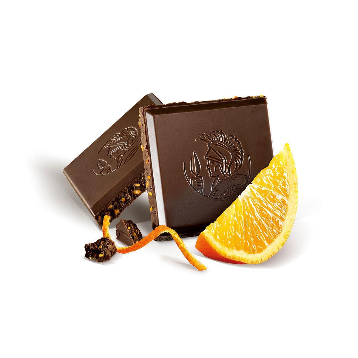 Orange in Dark Chocolate Leonidas 54% 100 yrs