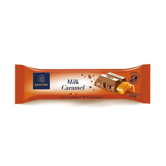 Chocolate bar - milk chocolate with caramel - 50 g