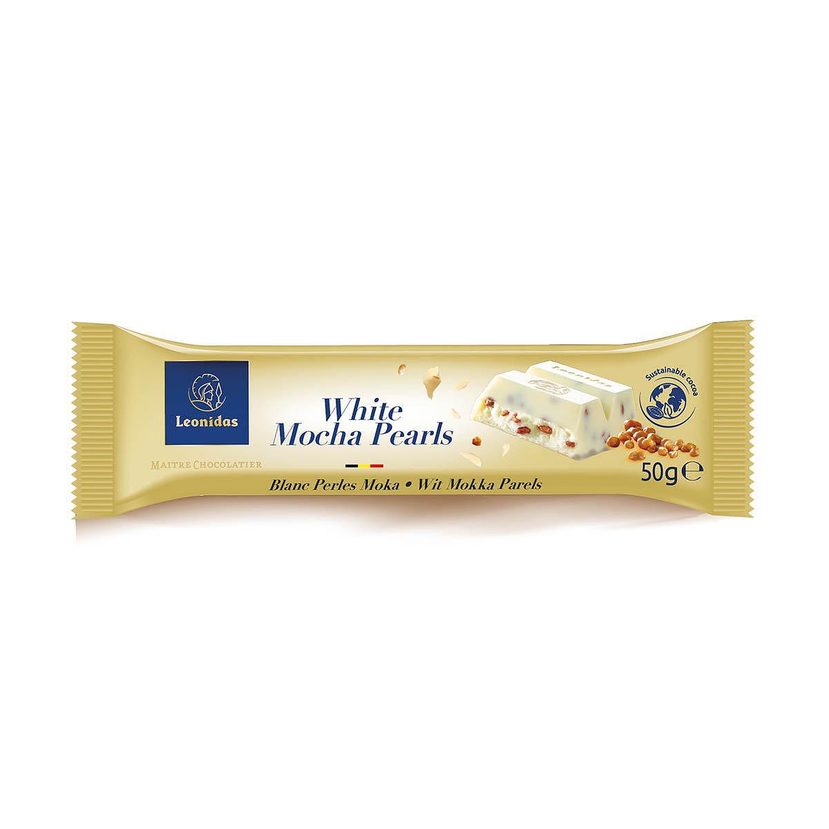 Chocolate bar - white chocolate with mocha flavor - 50 g