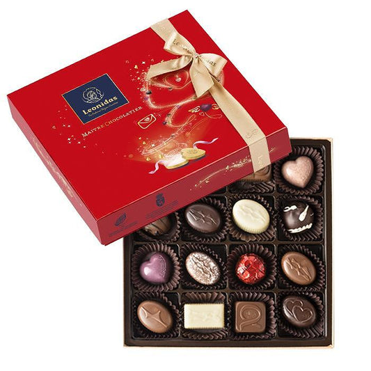 Box Zanzibar Valentin Chocolate Candy Leonidas (16 pcs.)